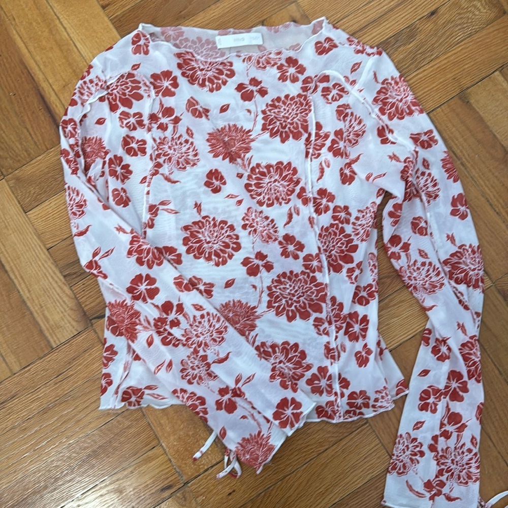 Mango floral top